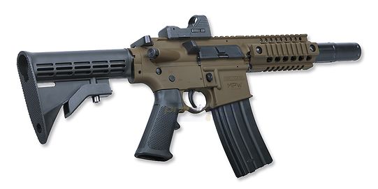Crosman M4 MPW ilmakivääri 4.5mm blowback sarjatuli