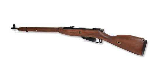Mosin Nagant 1891/30 jousitoiminen kivääri (lippaalla), puutukki