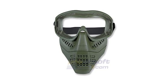 Diablo matalaprofiilinen maski, vihreä