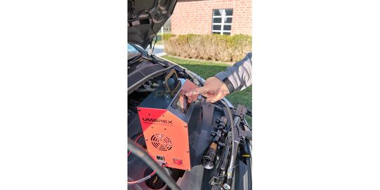 Umarex PAC1100 Compressor 230V / 12V - Umarex PAC 1100 compressor with mains power cable and 12-volt vehicle connection