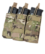 Condor Triple Open-Top M4 Mag Pouch Multicam