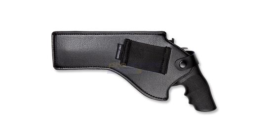 Strike Systems vyökotelo revolverille, Dan Wesson 715 6"/8", nahkaa, musta