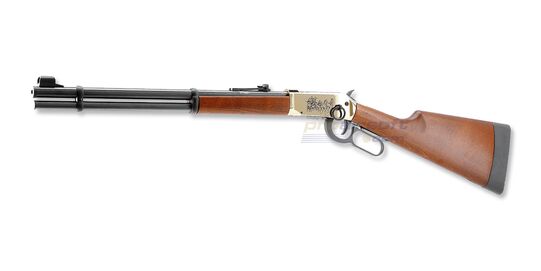 Umarex Wells Fargo Lever Action CO2 4.5mm Air Rifle, 24K Gold-Plated
