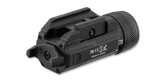 Skywoods PL800 Tactical Flashlight with Green Laser 800 lm – USB-C Rechargeable - Skywoods PL800 21mm Picatinny rail mount