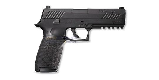 Sig Sauer P320 ASP ilmapistooli 4.5mm, rihlattu piippu musta