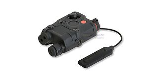 FMA PEQ-15 yksikkö laserilla ja ledillä, musta