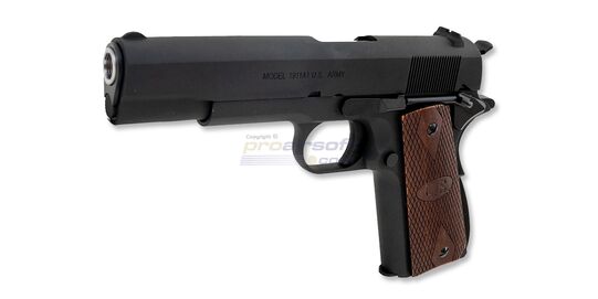 Cybergun Auto Ordnance M1911 A1 GBB, Full Metal / Wood Grips