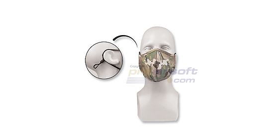 Miltec kasvomaski WS puuvilla/polyesteri, multicam