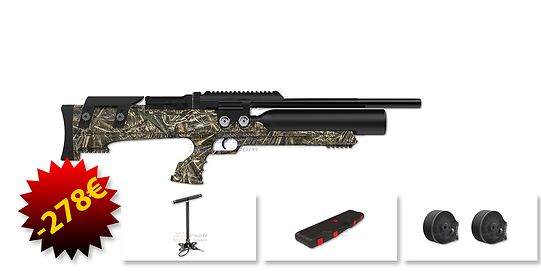 Aselkon MX8 PCP ilmakivääri 6.35mm, camo