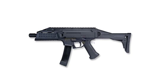 ASG CZ Scorpion EVO 3 A1 Sportline sähköase – MOSFET, ECU, LiPo-akku - CZ Scorpion EVO 3 A1 Sportline sivulta