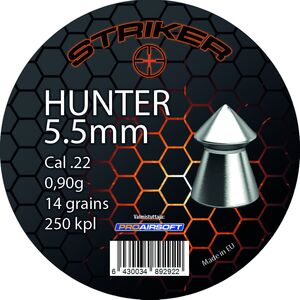 Striker Hunter ilmakiväärin luodit 5.5mm 250kpl
