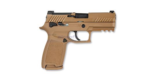 Sig Sauer P320 M18 Proforce kaasupistooli, metalli hiekka