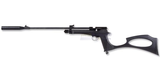 Diana Chaser Rifle Kit CO₂ Air Pistol .22 Cal – Convertible Pistol & Rifle Combo - Complete Diana Chaser Rifle Kit with pistol, barrel, stock, and soft carry case