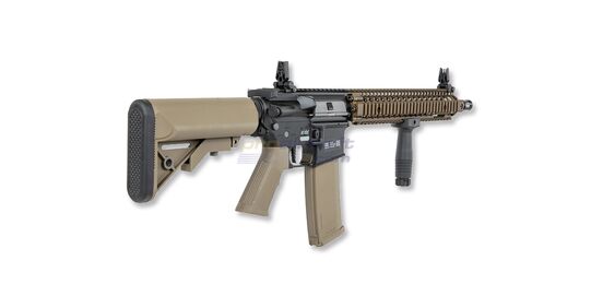 Specna Arms Daniel Defence Mk18 P26 Prime HAL ETU Chaos Bronze, hiekka