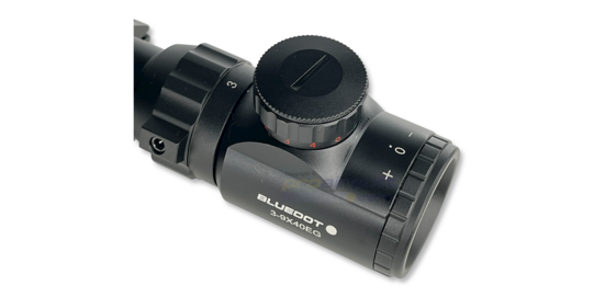 Bluedot 3–9x40EG Riflescope with Illuminated Reticle