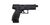 ASG P-10 C OR-OT CO2 pistooli, blowback, metalliluisti, musta