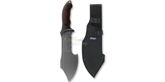 Walther FTK XXL kirves/veitsi kotelolla - Walther FTK XXL kirvesveitsi ja Cordura-kotelo