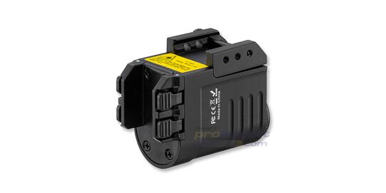 Skywoods PL360G laser + lamppu (vihreä laser) - Skywoods PL360G painikekytkin ja strobo-toiminto