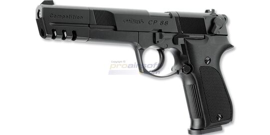 Umarex Walther CP88 Competition CO2 Air Pistol 4.5mm, Black – Precision, Power, and German Craftsmanship