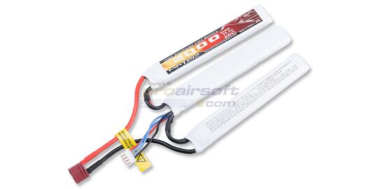 Matrix High Performance 11,1V 2000mAh 20C Lipo akku (Deans liitin) - Matrix High Performance 11,1V 2000mAh LiPo airsoft-käyttöön.