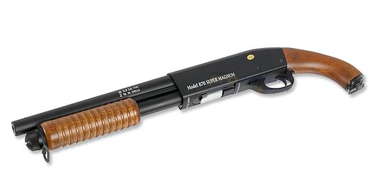 M870 Spring Type Shotgun, Metal/Wood