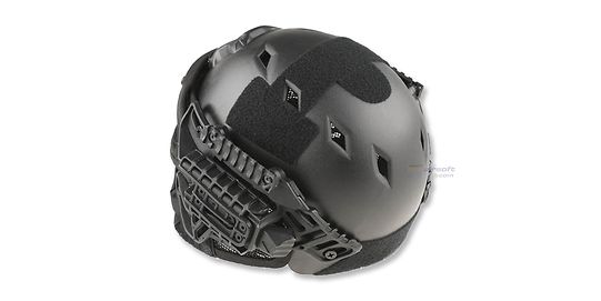 Fast BJ modulaarinen täyskypärä, musta