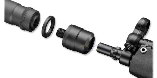 Marui Next-Gen MP A4 NGRS Blowback AEG – Full Metal, 3-Burst - Tokyo Marui MP5 A4 Next-Gen adapteri for silncer