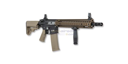 Specna Arms Daniel Defence Mk18 P26 Prime HAL ETU Chaos Bronze, hiekka