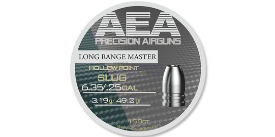 AEA Long Range Master HP Slug 6.35 mm 150 pcs