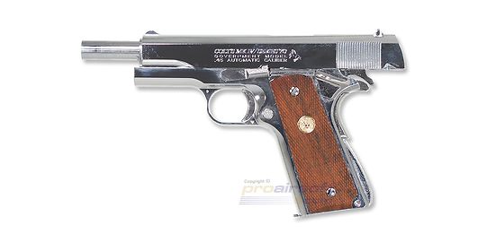 Marui Colt Mark IV Series 70 Nickel GBB