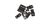 Mil-Tec 9 pcs Buckle Set, Black