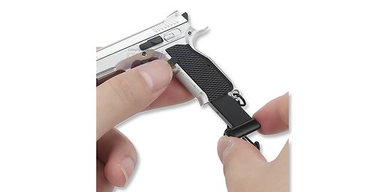 Diablo avaimenperä CZ Shadow, Hopea