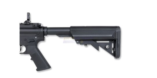 Specna Arms SA-C17 CORE HAL ETU Gen2 AEG, Black - Six-position adjustable stock for enhanced shooting comfort