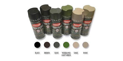 Spray camouflage paints KRYLON GREEN
