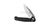 Sencut Glenspar Folding Knife - stonewashed 9Cr18MoV clip point blade close-up