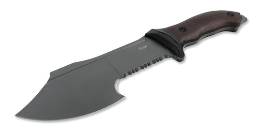 Walther FTK XXL kirves/veitsi kotelolla - Walther FTK XXL kirvesveitsi 440C-teräksellä ja G10-pähkinäpuukahvalla