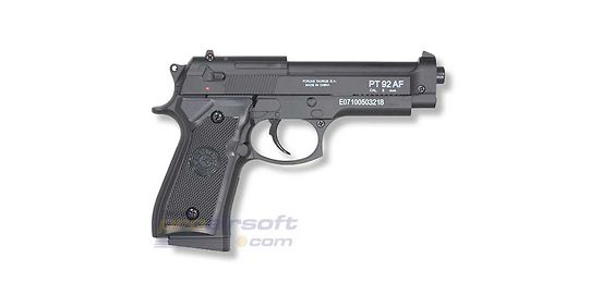 Cybergun Taurus PT92 jousipistooli, metalli musta