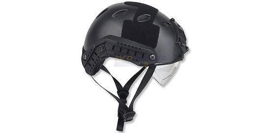 Diablo Fast kypärä linssillä, musta