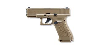 Umarex Glock 19X ilmapistooli 4.5mm CO2, hiekka