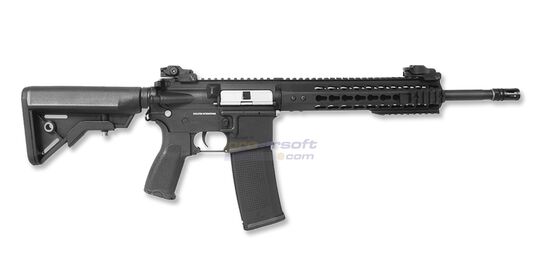 Evolution Recon 14.5 Carbontech sähköase, musta - Evolution Recon 14.5 Carbontech sähköase mustassa värissä, täysi sivukuva.