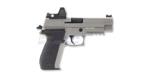 Raven R226 GBB With Red Dot Sight, Full Metal, Grey/Black