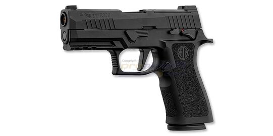 Sig Sauer Proforce P320 X-Carry blowback kaasupistooli, metalli, musta