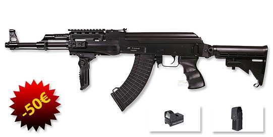 ASG AK47 Tactical sähköase paketti>