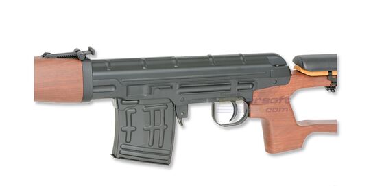 Dragunov SVD TRK-kivääri, puukuvioitu