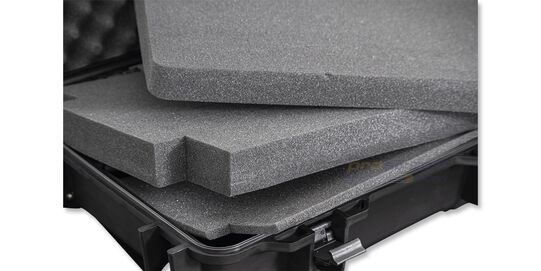 Rantech Plastic Gun Case 125x29x13cm, Black