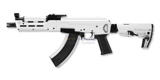 Marui Next-Gen AK White Storm blowback sähköase, metalli