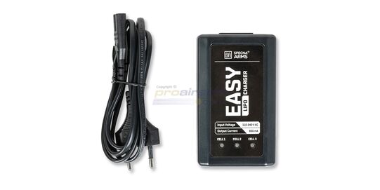 Specna Arms Easy LiPo Charger 7.4V/11.1V - Specna Arms Easy LiPo – simple balance charger for 2S (7.4V) and 3S (11.1V) batteries, includes EU power cable.