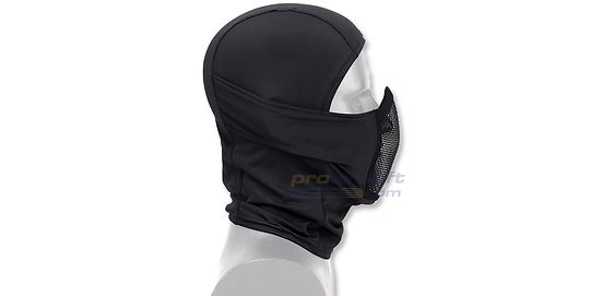 Diablo V4 Metal Mesh Half Mask Black