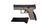 ASG P-10 C CO2 pistooli, blowback, metalliluisti, dualtone