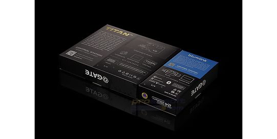 GATE Titan V2 Expert Blu setti, johdotus eteen